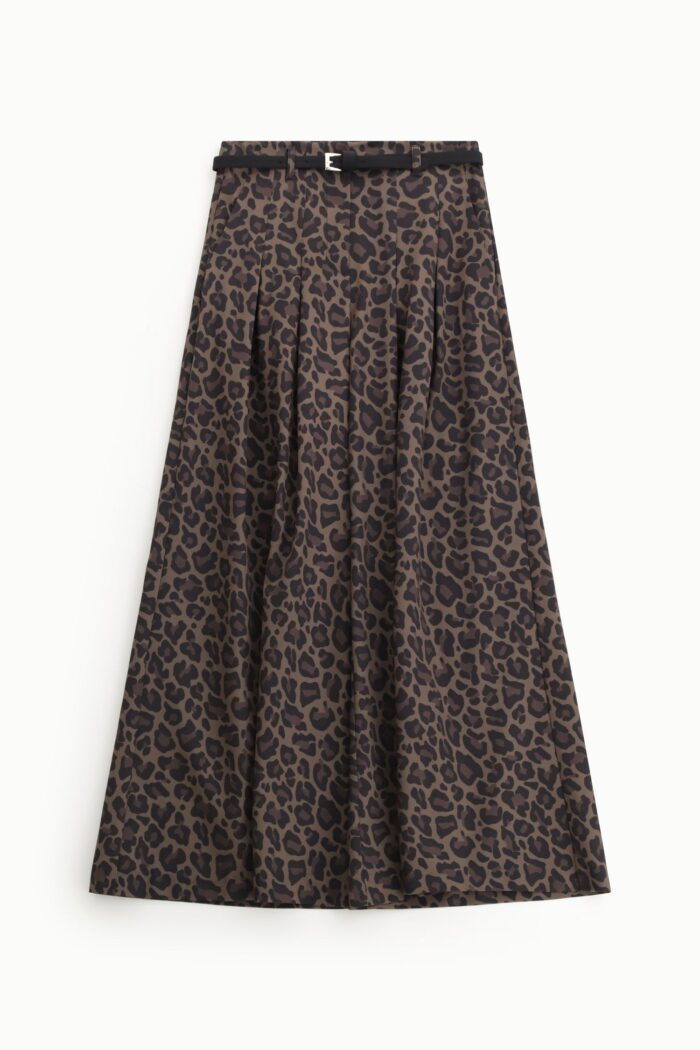 CALÇA ANIMAL PRINT COM PREGAS E CINTO IMPERIAL - Image 2