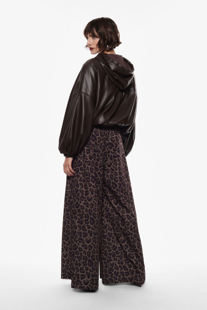 CALÇA ANIMAL PRINT COM PREGAS E CINTO IMPERIAL - Image 4