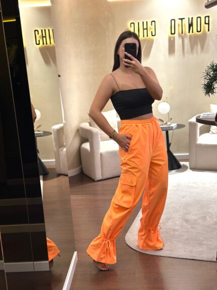 PANTALONA LARANJA LANÇA PERFUME