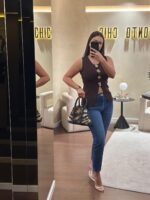 CALÇA DE GANGA INTERMEDIA MOM PONTO CHIC