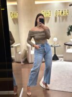 TOP OMBRO A OMBRO EM RENDA PONTO CHIC