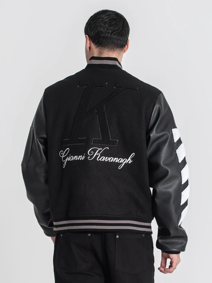 CASACO BOMBER PRETO VARSITY GIANNI KAVANAGH - Image 9