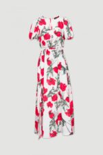 VESTIDO COM ESTAMPADA FLORAL FERRACHE - Imagen 5