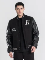CASACO BOMBER PRETO VARSITY GIANNI KAVANAGH - Image 8