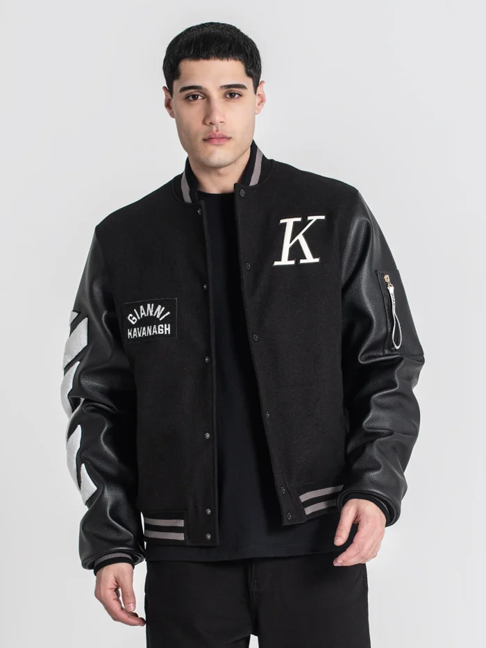 CASACO BOMBER PRETO VARSITY GIANNI KAVANAGH - Image 8