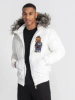 CASACO ACOLCHOADO BRANCO BEAR GIANNI KAVANAGH