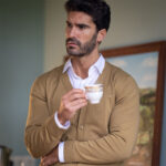 CARDIGAN COM BOTÕES CAMEL ZOLF - Imagen 4