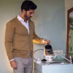 CARDIGAN COM BOTÕES CAMEL ZOLF - Imagen 5