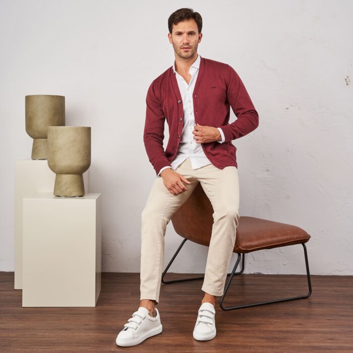 CARDIGAN COM BOTÕES BORDO ZOLF - Imagen 2