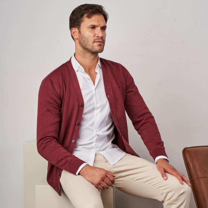 CARDIGAN COM BOTÕES BORDO ZOLF - Imagen 3