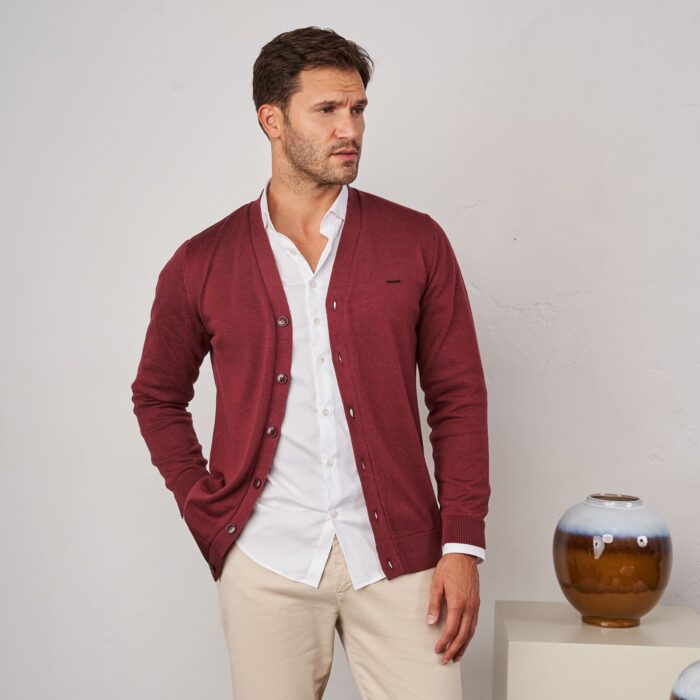 CARDIGAN COM BOTÕES BORDO ZOLF - Imagen 4