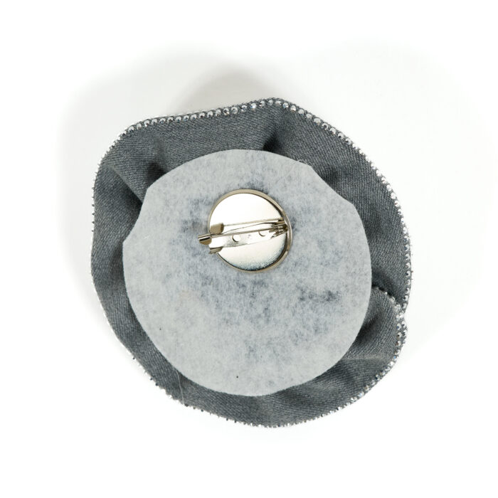 APLIQUE CINZA COM STRASS NO SECRETS - Imagen 3