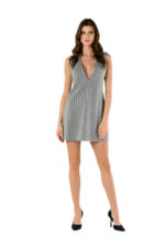 VESTIDO CINZA COM BRILHOS NO SECRETS