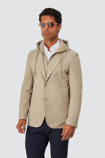 BLAZER TÉCNICO COM CAPUZ BEGE ZOLLF - Image 2