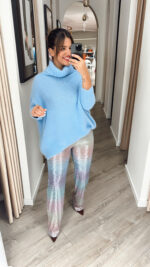 CALÇA WIDE LEG EM LANTEJOULAS DIXIE