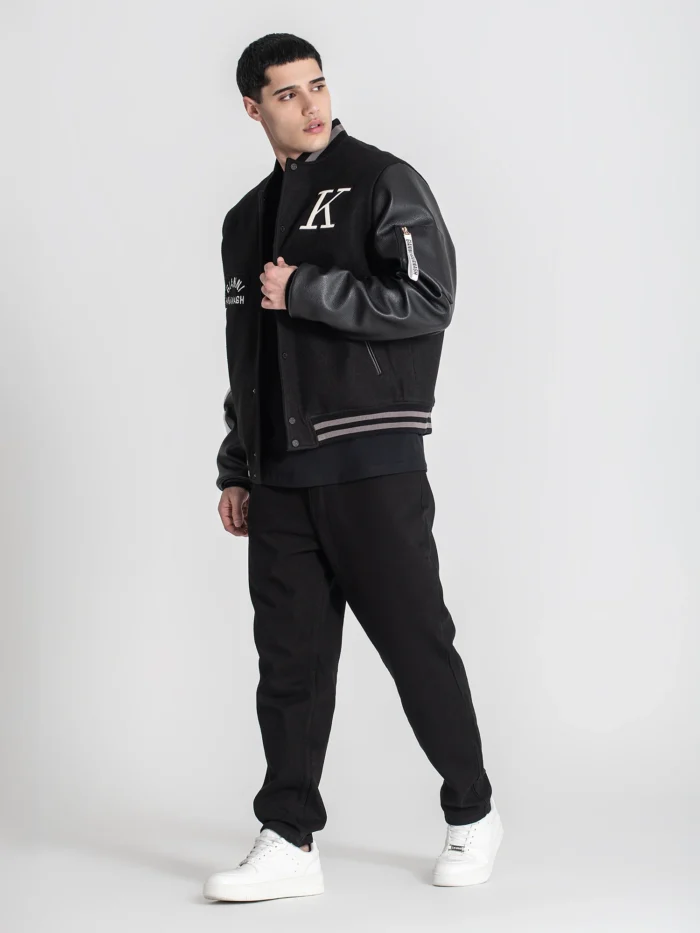 CASACO BOMBER PRETO VARSITY GIANNI KAVANAGH - Image 6