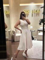 VESTIDO EVASÉ BEGE RINASCIMENTO - Image 3