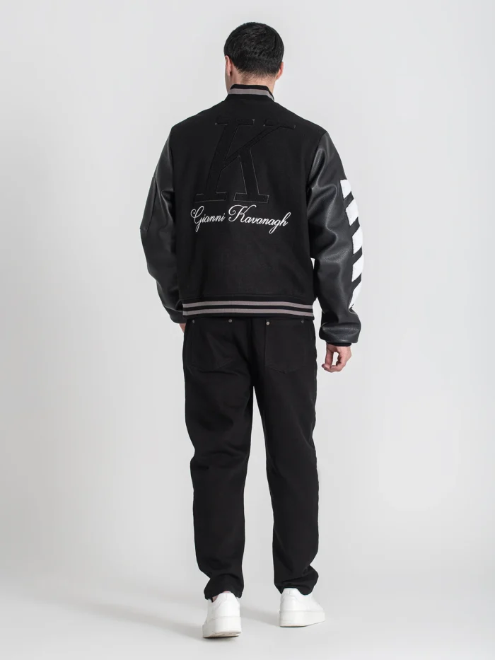 CASACO BOMBER PRETO VARSITY GIANNI KAVANAGH - Image 5