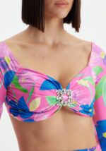 TOP CURTO COM ESTAMPA FLORAL LANÇA PERFUME - Image 4