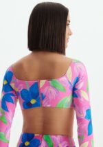 TOP CURTO COM ESTAMPA FLORAL LANÇA PERFUME - Image 6