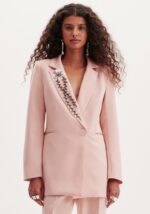BLAZER ALONGADO LAPELA BORDADA LANÇA PERFUME - Image 2