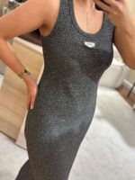 VESTIDO MIDI CINZA LANÇA PERFUME - Image 4