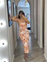 VESTIDO MIDI BRANCO COM ESTAMPA TROPICAL LANÇA PERFUME - Image 2