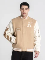 CASACO BOMBER BEGE VARSITY GIANNI KAVANAGH - Image 4