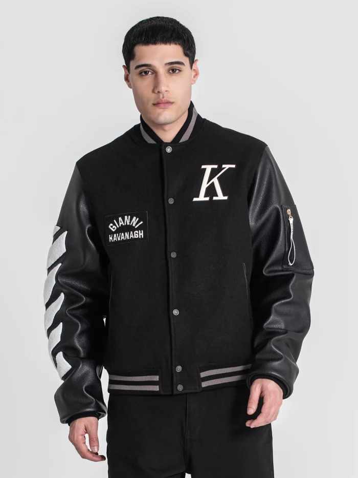 CASACO BOMBER PRETO VARSITY GIANNI KAVANAGH - Image 4