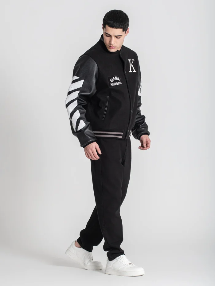 CASACO BOMBER PRETO VARSITY GIANNI KAVANAGH - Image 2