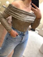 TOP OMBRO A OMBRO EM RENDA PONTO CHIC - Imagen 3