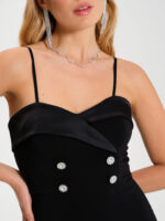VESTIDO SMOKING SEREIA PRETO RINASCIMENTO - Image 6