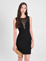 VESTIDO PRETO CURTO COM RENDA RINASCIMENTO