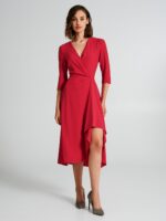 VESTIDO ROSA DRAPEADO RINASCIMENTO - Image 3