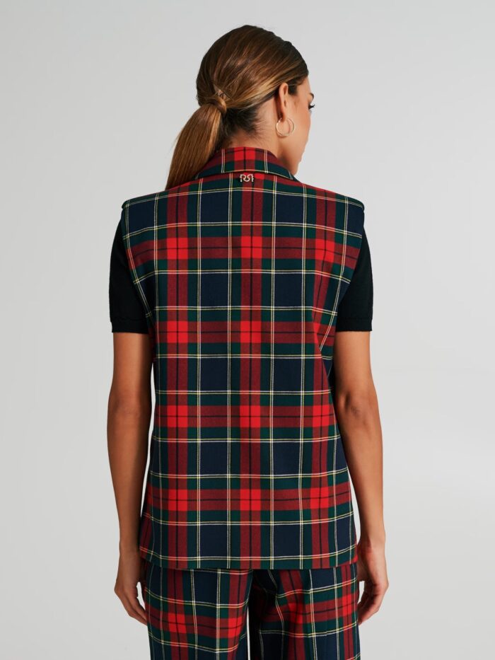 COLETE XADREZ TARTAN SEM MANGAS RINASCIMENTO - Image 6