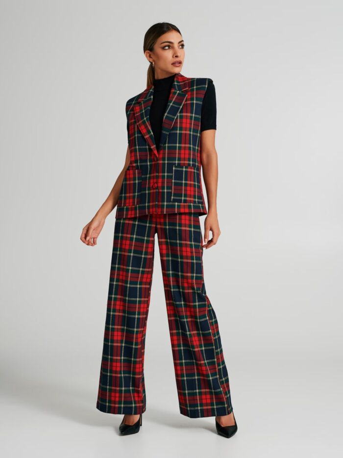 COLETE XADREZ TARTAN SEM MANGAS RINASCIMENTO - Image 4