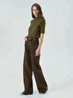 CALÇAS STRAIGHT CASTANHAS RINASCIMENTO - Image 2