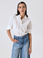 CAMISA BRANCA COM BOTÕES METÁLICOS RINASCIMENTO - Image 5