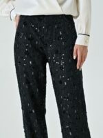 CALÇA PRETA COM LANTEJOULAS RINASCIMENTO - Image 3