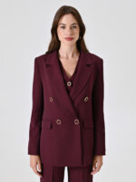 BLAZER BORGONHA COM BOTÕES RINASCIMENTO - Image 4