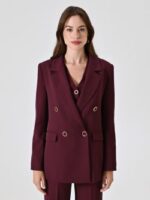 BLAZER BORGONHA COM BOTÕES RINASCIMENTO - Image 2