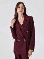 BLAZER BORGONHA COM BOTÕES RINASCIMENTO - Image 6