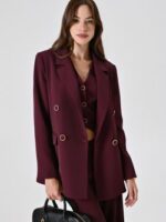 BLAZER BORGONHA COM BOTÕES RINASCIMENTO - Image 7