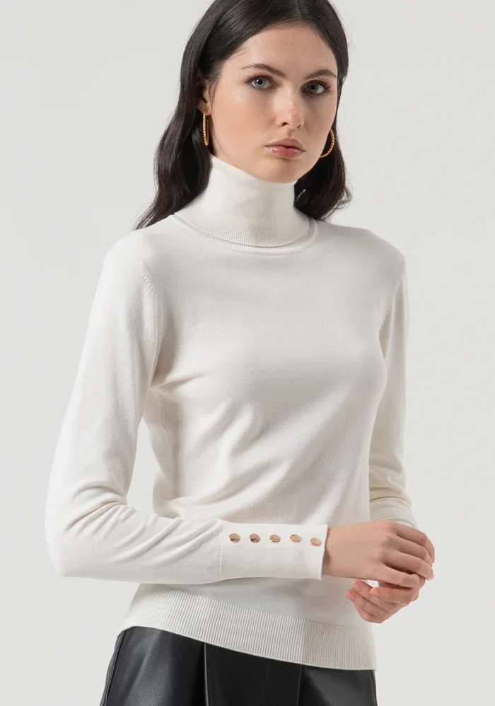 CAMISOLA CREME DE MALHA FRACOMINA - Image 2