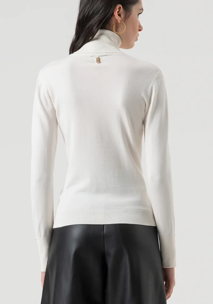 CAMISOLA CREME DE MALHA FRACOMINA - Image 3
