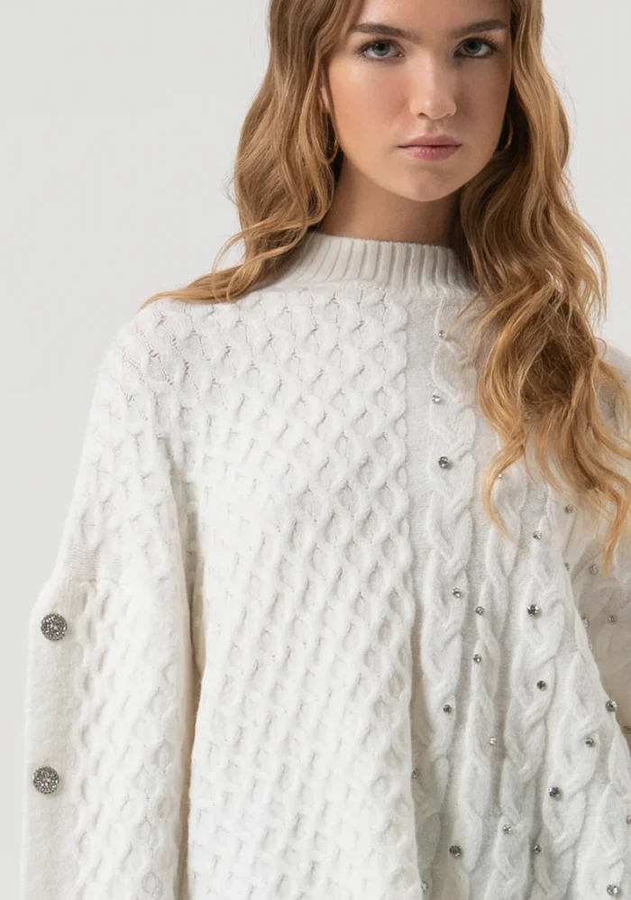 CAMISOLA  DE MALHA COM APLICAÇÕES FRACOMINA - Image 2