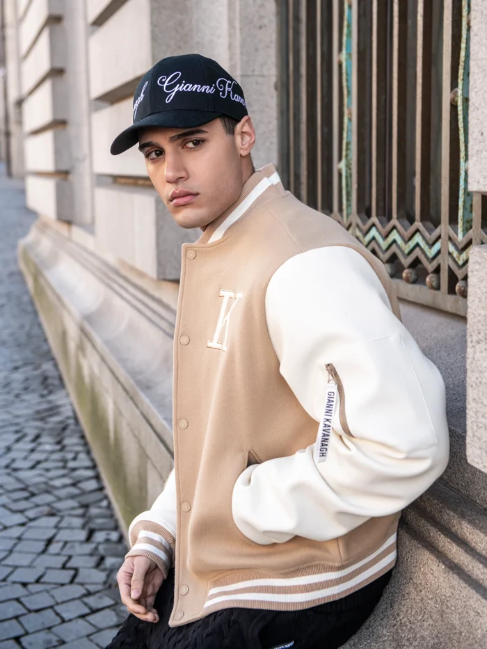 CASACO BOMBER BEGE VARSITY GIANNI KAVANAGH - Image 1