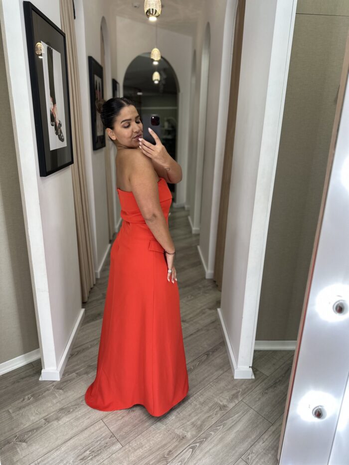 VESTIDO LONGO CAICAI VERMELHO MISS YOU - Imagen 2