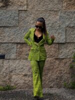 BLAZER VERDE EM RENDA DIXIE