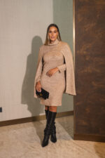 VESTIDO DE MALHA COM CAPA SOBREPOSTA MISS YOU - Image 2